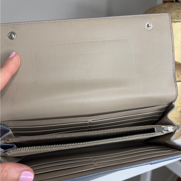 100% authentic Celine blue leather wallet - Picture 12 of 16